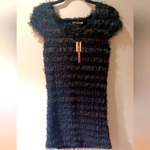 Moon River Women's Black Midi Dress  M